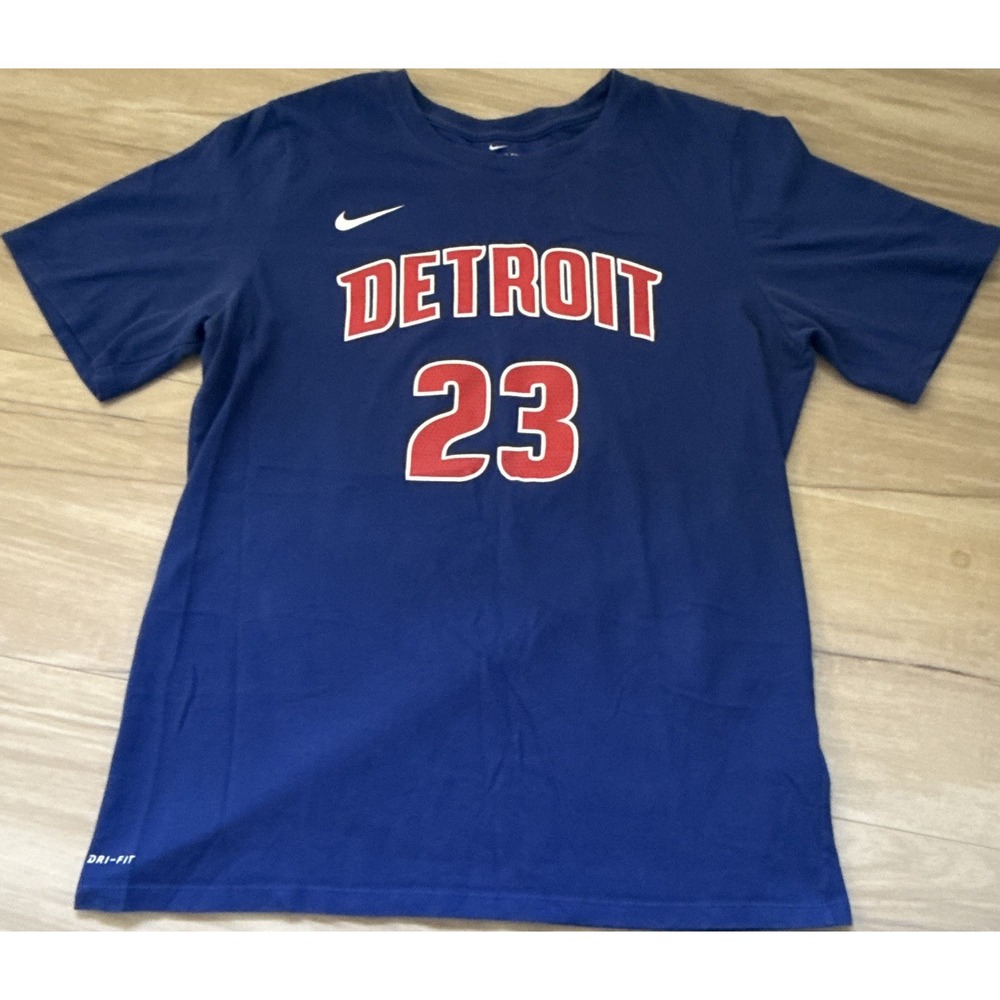 Nike NBA Detroit Pistons Blake Griffin #23 Dri-Fit Shirt XL Blue Red White